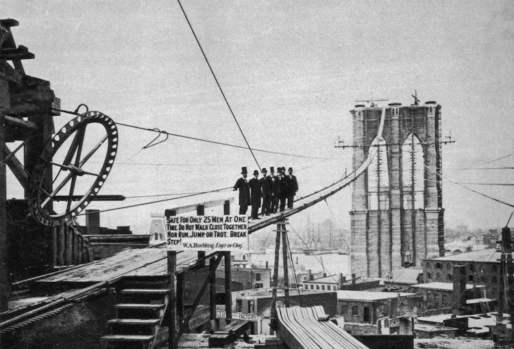 Brooklyn Bridge Catwalk History