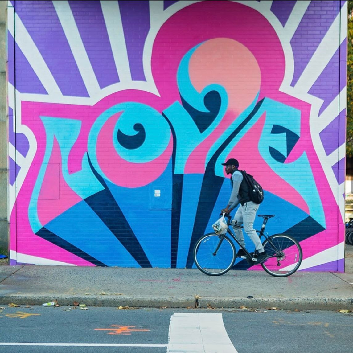Dumbo Walls: Murals for the Movement / Love by Cey Adams
