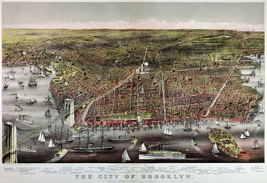 Map Of Brooklyn History