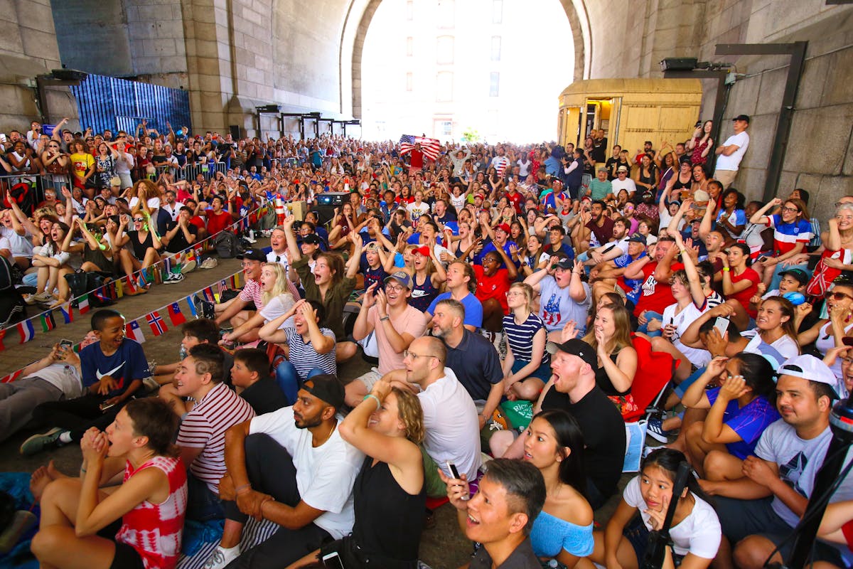 Women's World Cup in the Archway