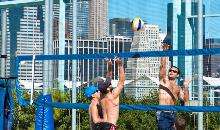 Brooklyn Bridge Park Volleyball