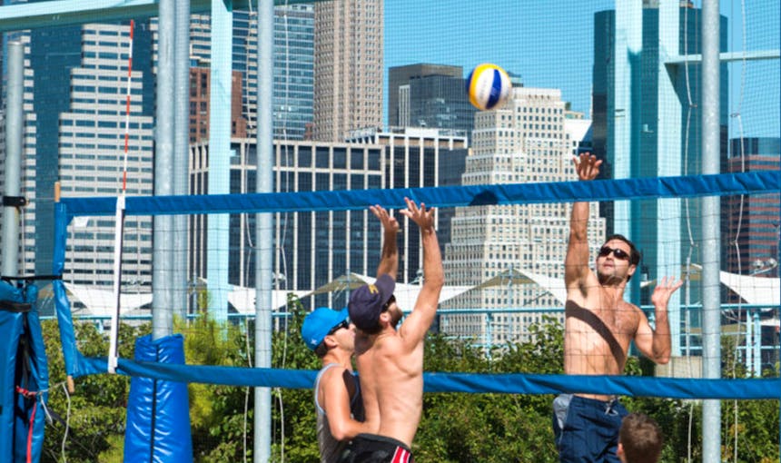 Brooklyn Bridge Park Volleyball